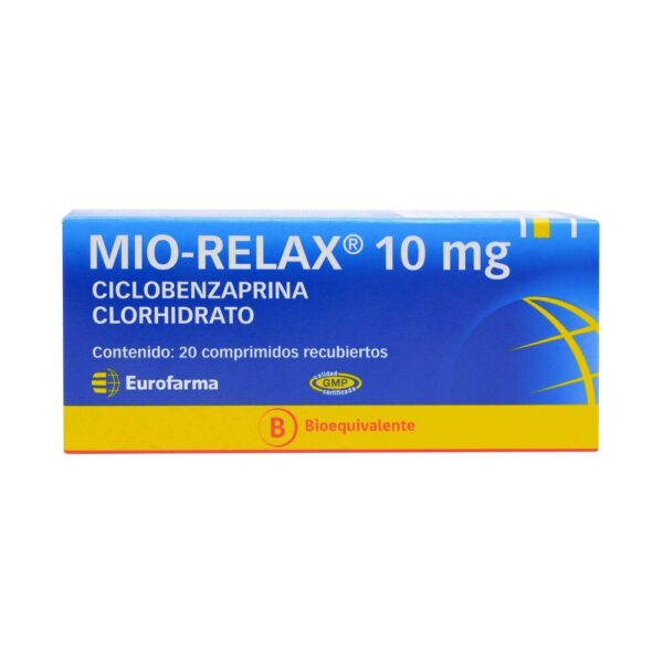 Mio-Relax 10mg / 20 Comprimidos Recubiertos