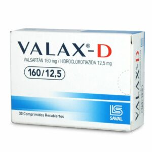 Valax-D 160/12.5 / 30 Comprimidos Recubiertos