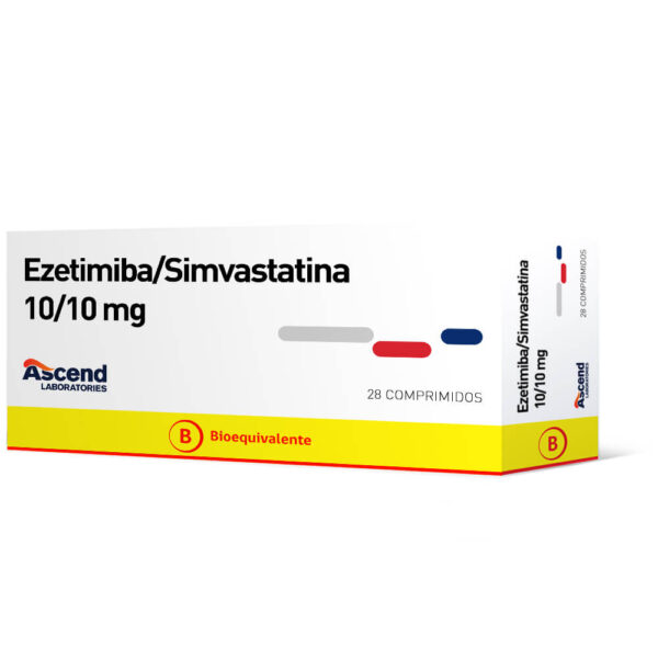 Ezetimiba/Simvastatina 10mg/10mg x 28 Comprimidos