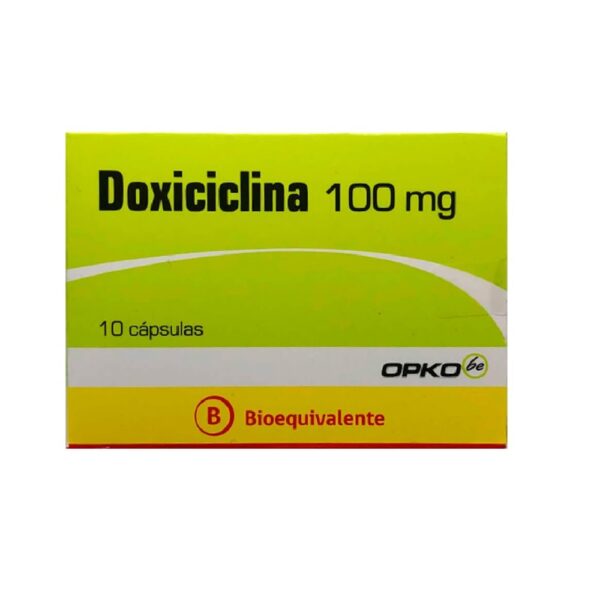 DOXICICLINA 100 mg / 10 Cáps
