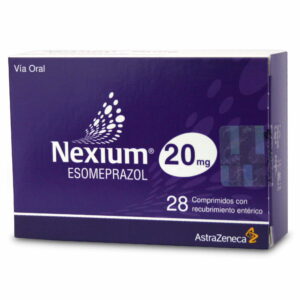 Nexium 20mg / 28 Comprimidos Con Recubrimiento Enterico