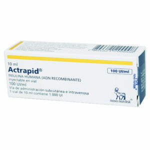 Actrapid-Hm Insulina Soluble Humana 100 UI 1 Ampolla