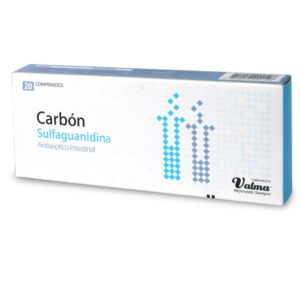 Carbón Sulfaguanidina / 20 Comprimidos