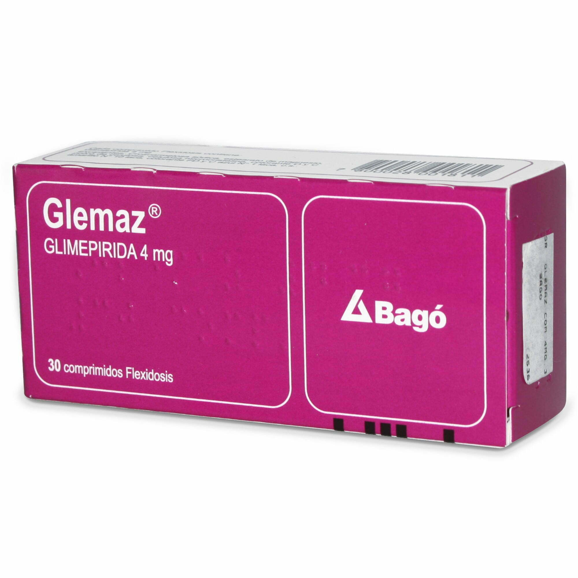 Glemaz 4mg / 30 Comprimidos Felxidosis - Farmacia Belgochilena