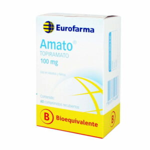 Amato Topiramato 100mg / 60 Comprimidos Recubiertos