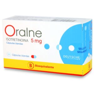 Oralne Isotretinoína 5mg / 30 Cápsulas Blandas