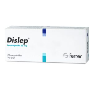 Dislep Levosulpirida 25mg / 20 Comprimidos