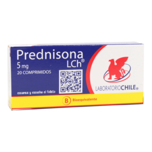 Prednisona 5 mg / 20 Comprimidos