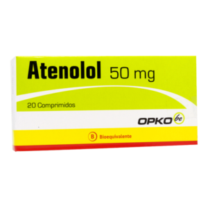 Atenolol 50 mg / 20 Comprimidos