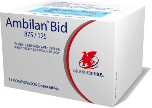 Ambilan Bid 875mg/125mg 14 Comprimidos Dispersables