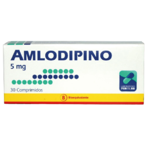 Amlodipino 5 mg / 30 Comprimidos