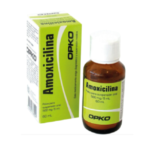 Amoxicilina 500 mg/5 mL / 60 mL Polvo Para Suspensión Oral