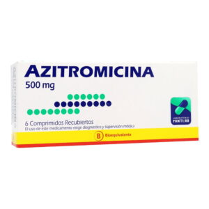AZITROMICINA 500MG / 6 Comprimidos Recubiertos