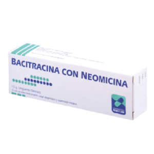 Bacitracina con Neomicina/ 15g Ungüento Dérmico Mintlab