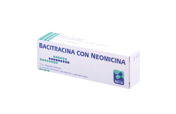 Bacitracina con Neomicina/ 15g Ungüento Dérmico Mintlab