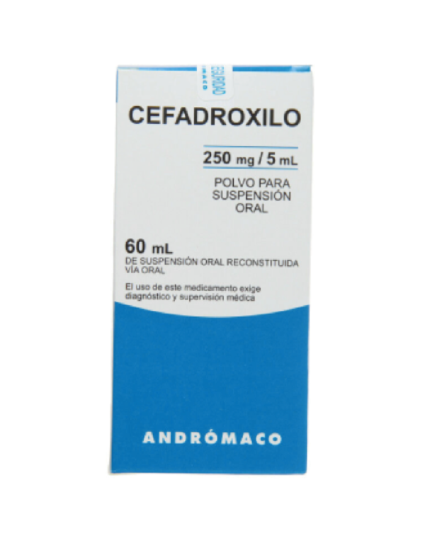 Cefadroxilo 250/5ML / Polvo Suspensión Oral 60mL