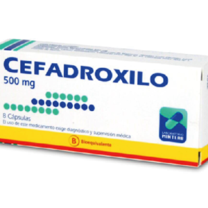 Cefadroxilo 500MG / 8 Cápsulas