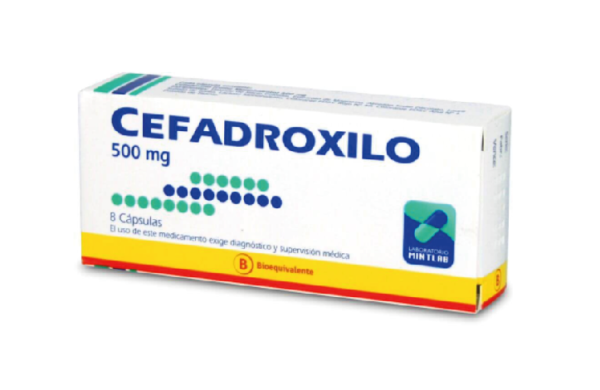 Cefadroxilo 500MG / 8 Cápsulas