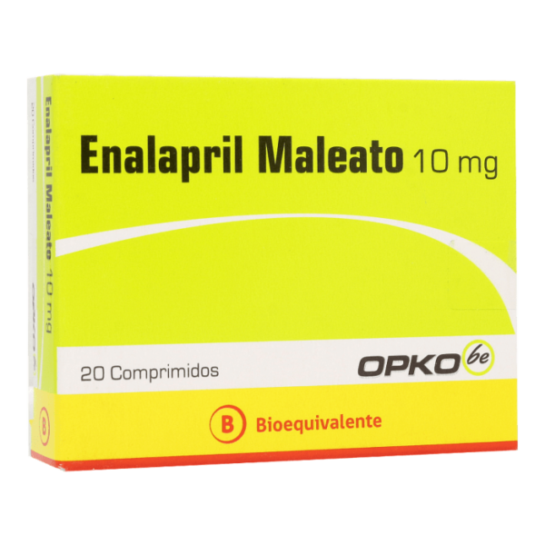 Enalapril Maleato 10 mg / 20 Comprimidos