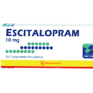 Escitalopram 10 mg / 30 Comprimidos