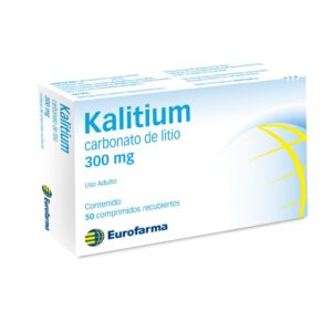 Kalitium Carbonato de Litio 300mg / 50 Comprimidos Recubiertos