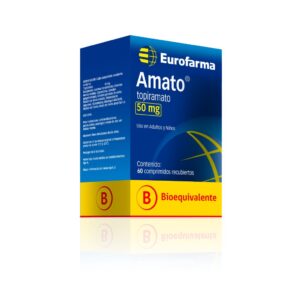 Amato Topiramato 50mg / 60 Comprimidos Recubiertas