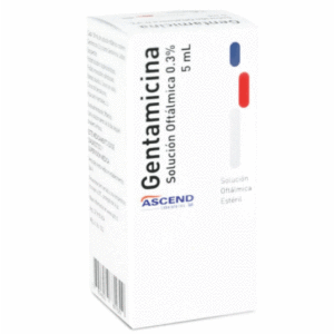 Gentamicina 0,3 % / 5 mL Solución Oftálmica