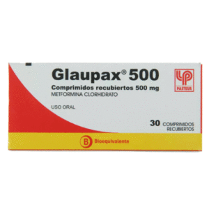 GLAUPAX 500 mg / 30 Comprimidos Recubiertos