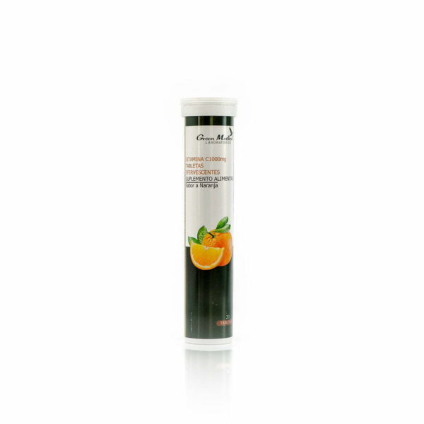 Green Medical Vitamina C 1000 mg / 20 Tabletas Efervescente