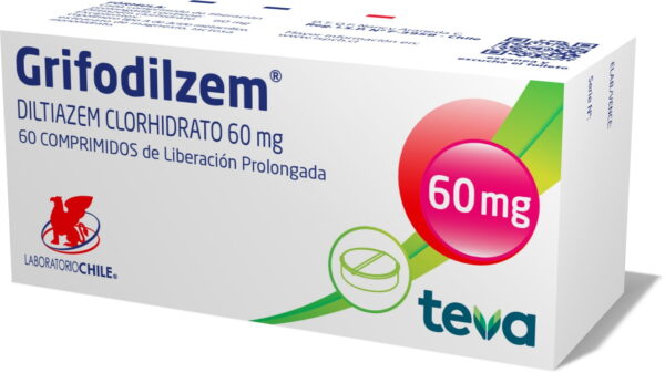 Grifodilzem 60mg / 60 Comprimidos de Liberación Prolongada