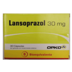 LANSOPRAZOL 30MG / 30 Cápsulas Con Granulos Con Recubrimiento Enterico