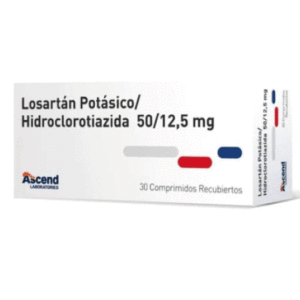 Losartan Potasico-Hidroclorotiazida 50 mg / 30 Comprimidos