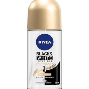 NIVEA DESODORANTE  ROLL-ON WOMEN  BLACK & WHITE   SILKY SMOOTH