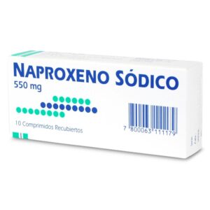 Naproxeno Sódico 550 mg / 10 Comprimidos Recubiertos