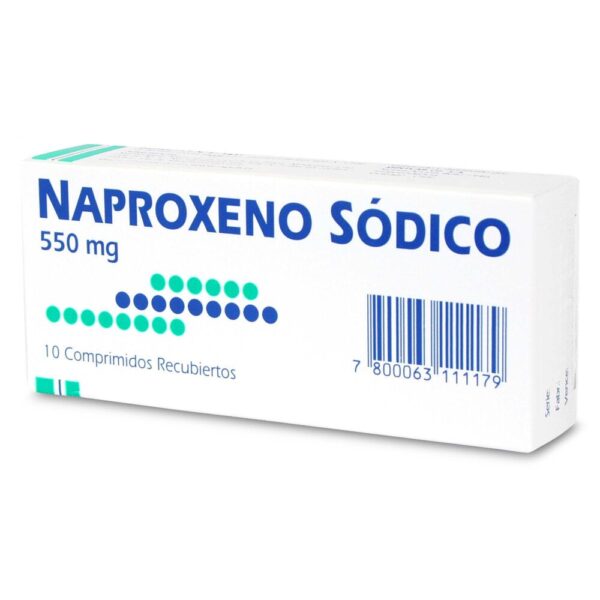 Naproxeno Sódico 550 mg / 10 Comprimidos Recubiertos