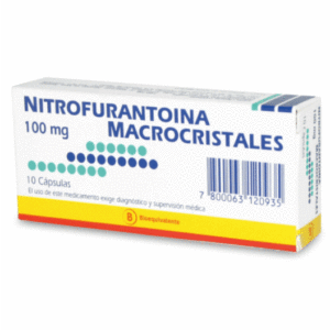 Nitrofurantoina 100 mg Macrocristales / 10 Cápsulas