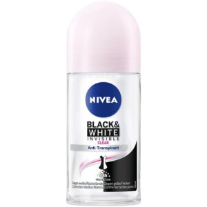 Nivea Desodorante Roll On Black & White Invisible Clear  / 50 ml