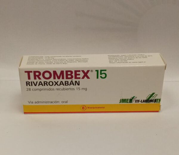 TROMBEX 15 MG / 28 COMPRIMIDOS