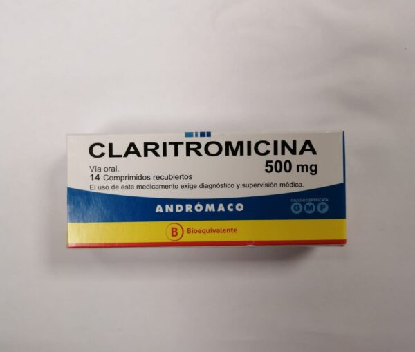 CLARITROMICINA 500 MG / 14 COMPRIMIDOS