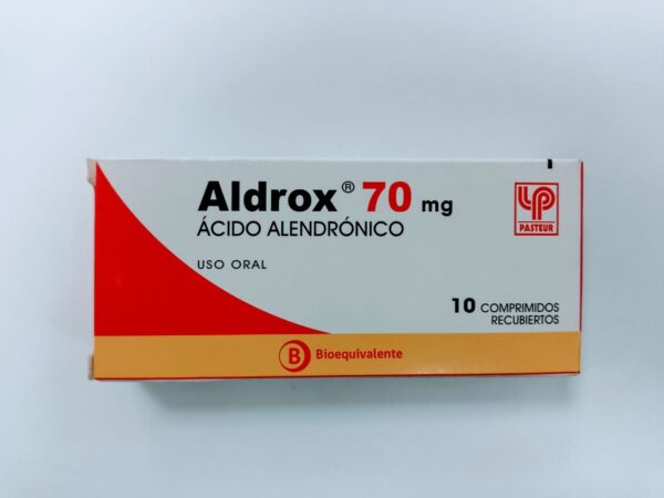 Aldrox 70 mg(Acido Alendrónico)/ 10 comp rec