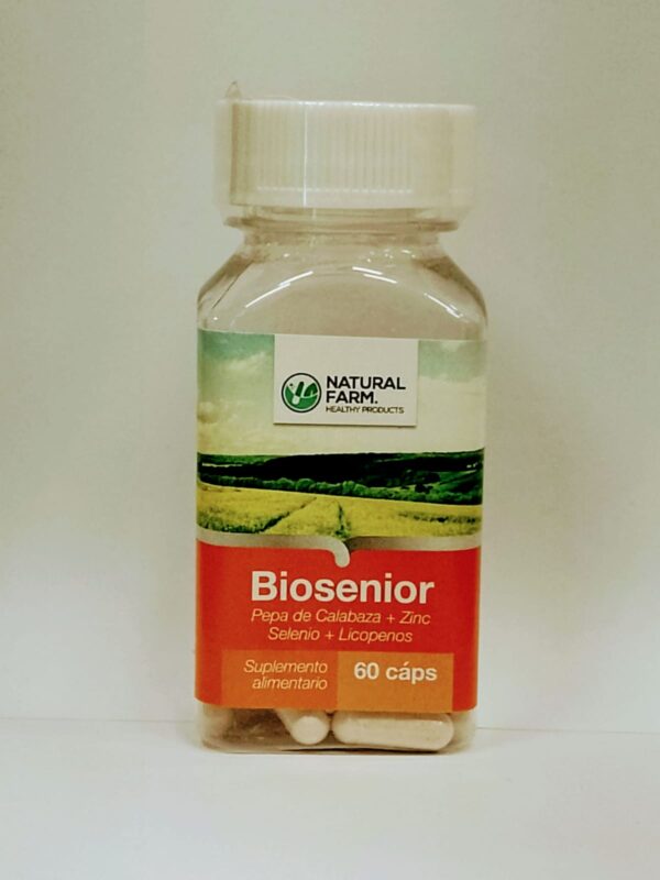 BIOSENIOR (Pepa de Calabaza, Zinc, Selenio, Licopenos)