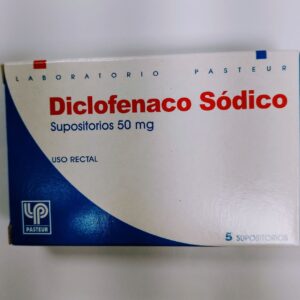 DICLOFENACO 50 mg / supositorios