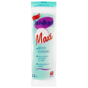 SWISS BEAUTY PETALOS DESMAQUILLANTE MAXI X 60 UNIDADES