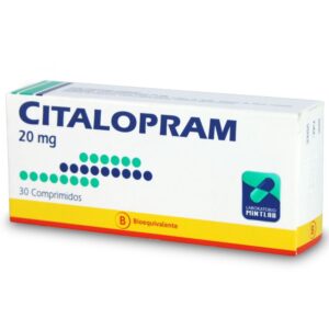 CITALOPRAM 20MG / 30 Comprimidos