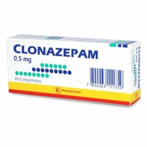 CLONAZEPAM 0,5 MG / 30 Comprimidos