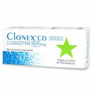 Clonex CD 0.5 mg / 30 Comprimidos Dispersables