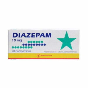 DIAZEPAM 10 mg / 20 Comprimidos