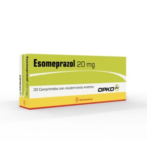 ESOMEPRAZOL 20MG / 30 Comprimidos con recubrimiento enteríco