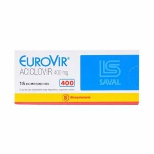 Eurovir 400 mg / 15 Comprimidos