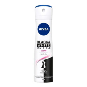 Nivea Desodorante Spray Black & White Clear 150mL